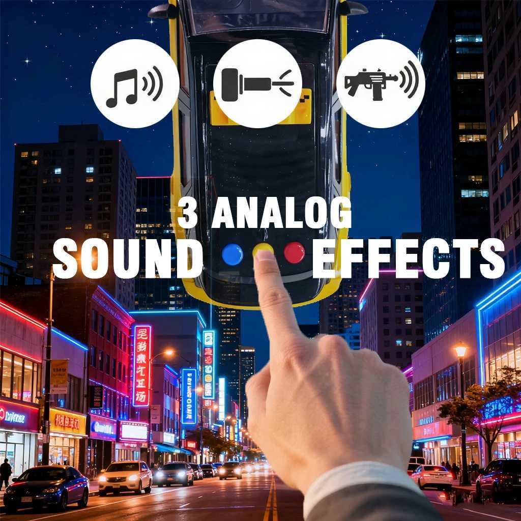 TAXI 116 model car Taxi inertia with light and sound effects Toy Gift for Boy Girl Children Kid Adult Birthday Gift Y260319