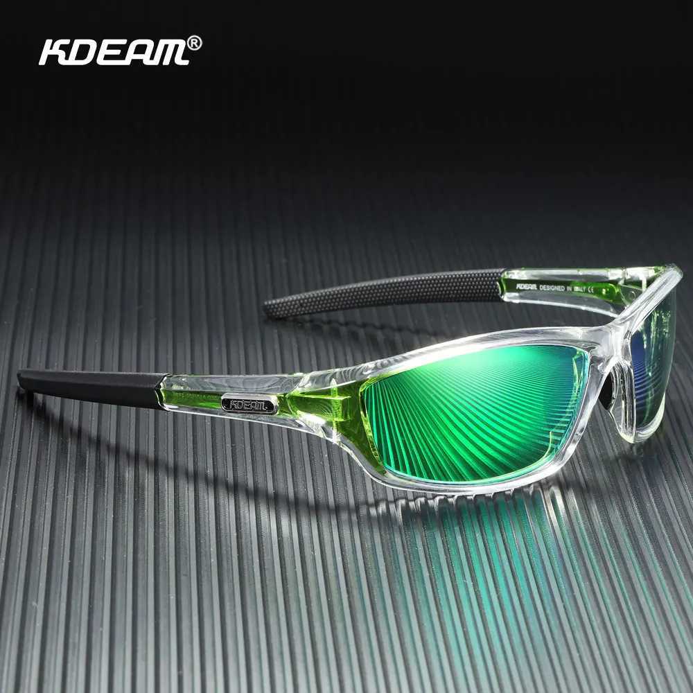 KDEAM Upgraded TR90 Mens Sunglasses Polarized Sports Fishing The Unique Flexible Sun Glasses Men Outdoor Lifestyles Goggles H260319