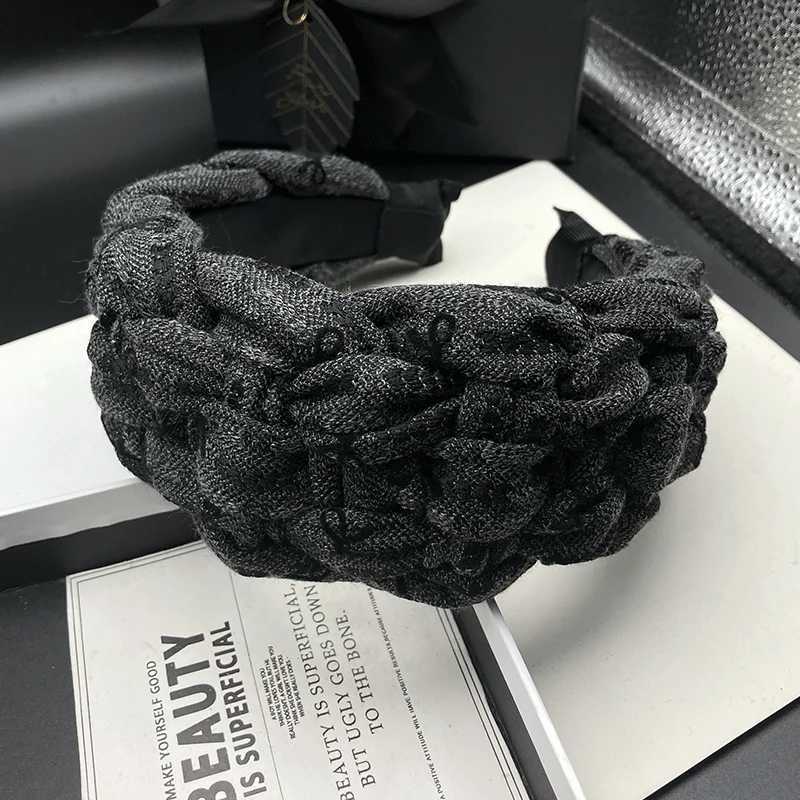 Original woven hair clip womens high skull headband versatile for outdoor wear headband face wash headband H260319