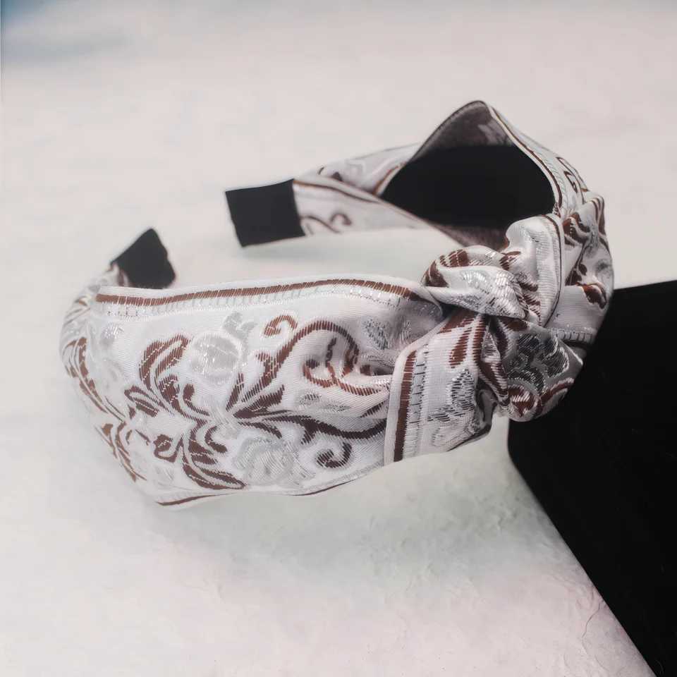Embroidery Fabric Knot Hairbands For Women Girls Wide Headbands Fashion Hair Hoops Female Hair Bands Headwear Hair Accessories H260319