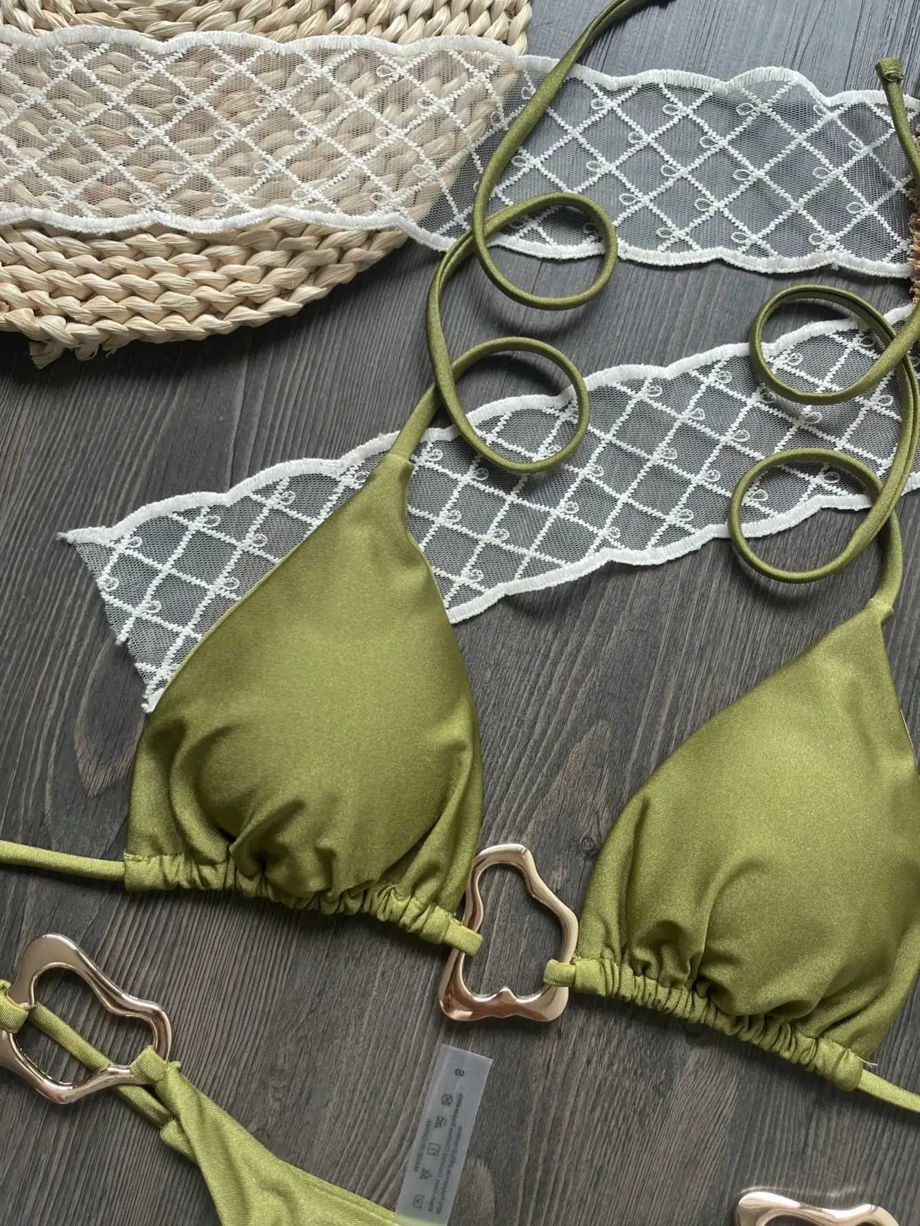 Sexy Halter Micro Bikini 2026 Women Swimsuit Solid Swimwear Thong Bikinis Set Brazilian Beach Wear Bathing Suit Biquini FemaleT260318