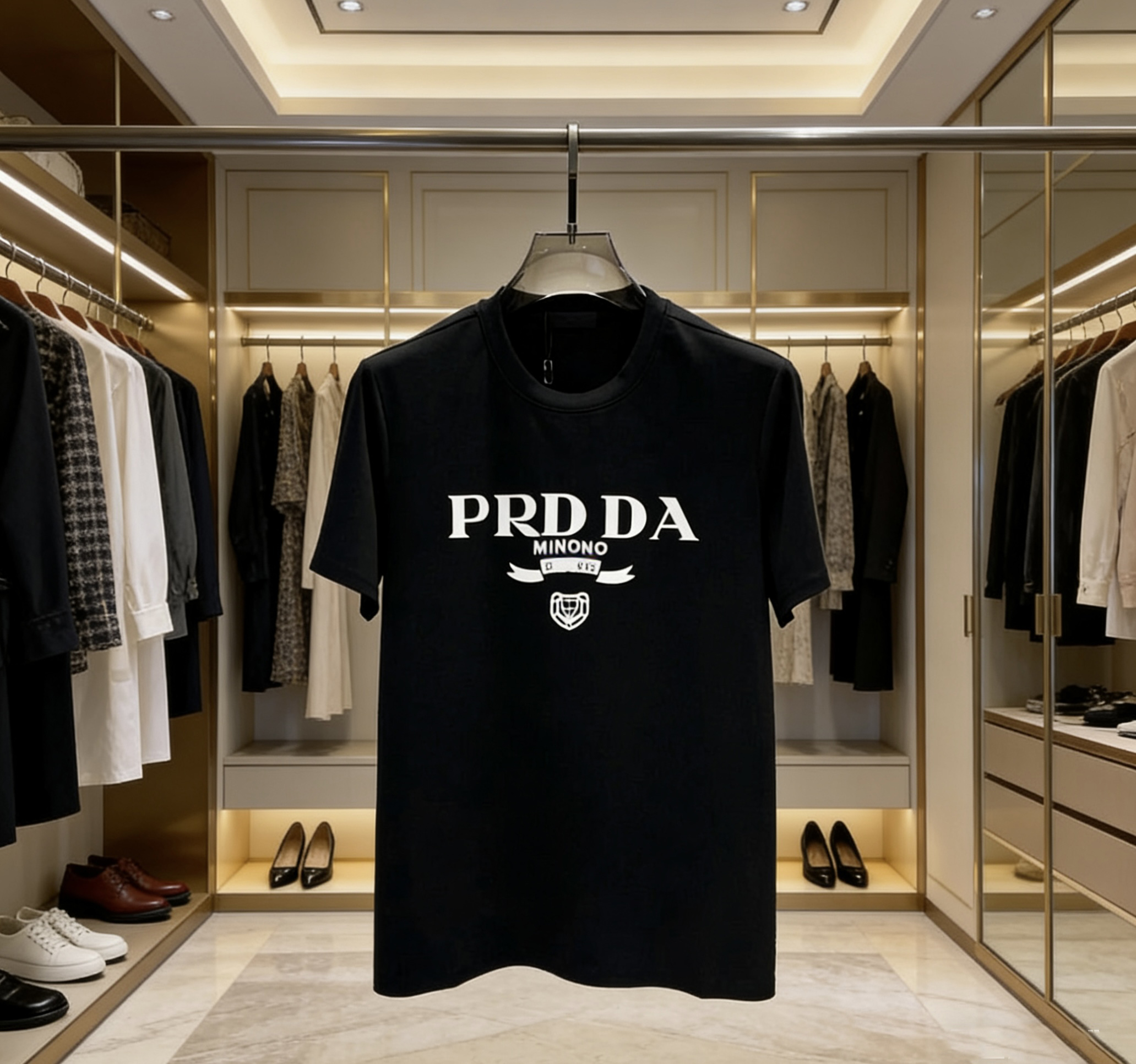 Men's T-shirt Women's clothing Cotton short-sleeved men's shirt Women's short-sleeved T-shirt Shirt Short-sleeved extended-style designer T-shirt