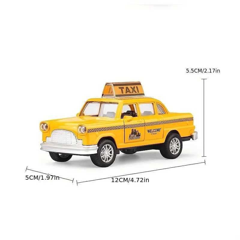 136 alloy Thunderbird taxi model childrens toy car ornament springback car model boys educational toy Y260319