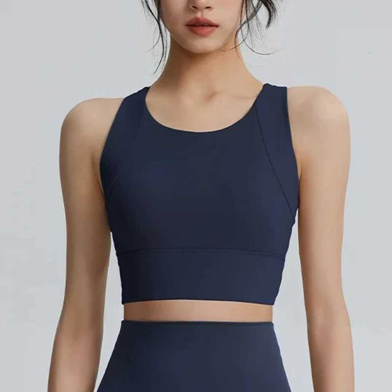 Womens Professional Shock-Absorbing Yoga Sports Vest One-Piece Gathering Sports Bra Running Collection with Breast Support Z20260319