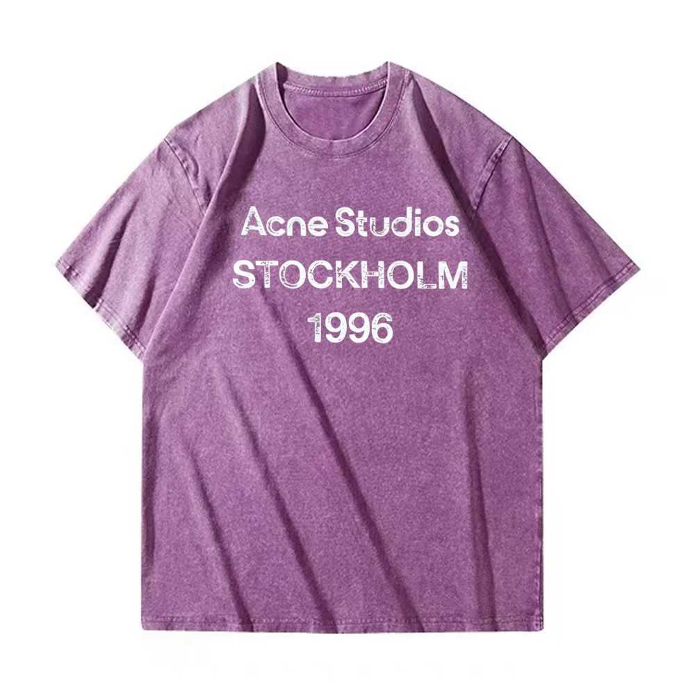 Summer Fashion Luxury Brand Letter-printed T-shirts Mens and Womens Cotton washed T-shirts Short-sleeved Unise Top X260316