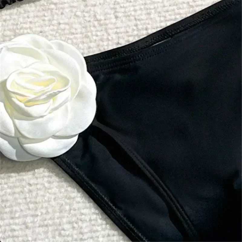 Sexy Rose Flower Bikini Beachwear Swimwear Thong Bikini Women Swimsuits Swimming Bathing Brazilian Bikinis Set Mujer BiquiniT260318