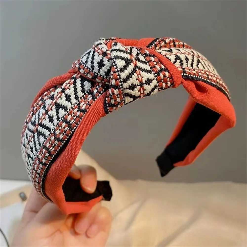 Knotted Wide Hairbands For Women Girl Headbands Fashion Fabric Hair Bands Female Bohemia Hair Hoop Hair Accessories Gift H260319