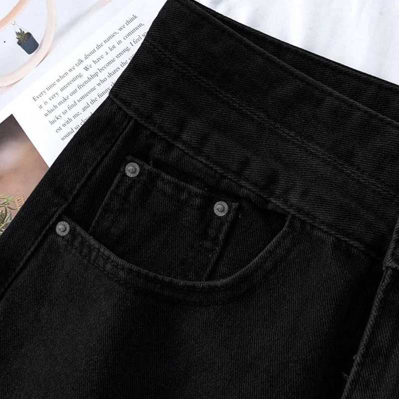 Summer Women Retro Fashion Casual Thin Jeans Female Chic Raw Edge High Waist Denim Shorts Lady Ins Baggy Short Pants M260319