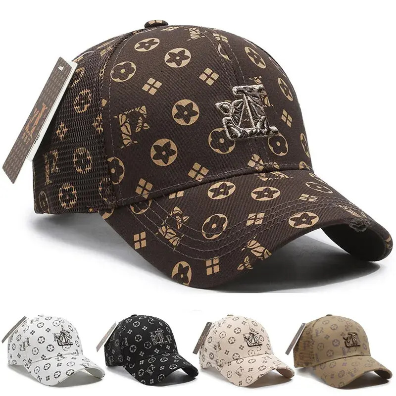 Light Luxury Designer Style Cap Men Adjustment Baseball Hats High Quality Women Fitted Caps Fashion Fedora Embroidery Letters Stripes For both men and