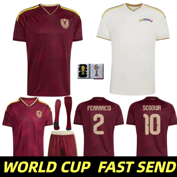 26 27 Venezuela Soccer Jerseys SOTELDO SOSA RINCON CORDOVA CASSERES BELLO 2026 home JA.MARTINEZ RONDON GONZALEZ OSORIO MACHIS football shirts