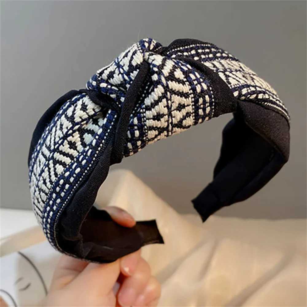 Knotted Wide Hairbands For Women Girl Headbands Fashion Fabric Hair Bands Female Bohemia Hair Hoop Hair Accessories Gift H260319