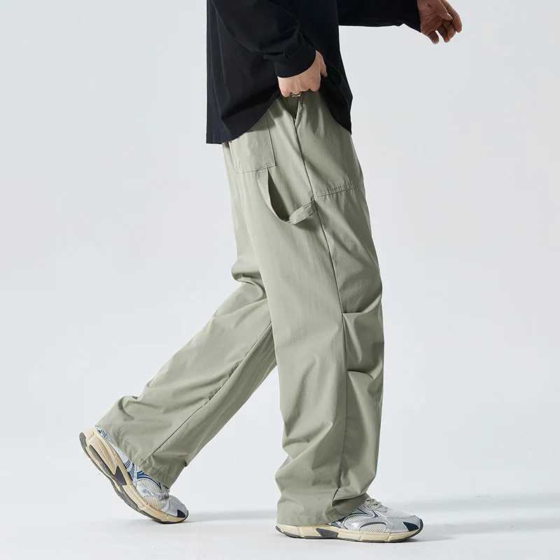 Streetwear Black Mens Harem Joggers Pants Men Cargo Pants 2024 Hip Hop Casual Pockets Sweatpants Male Oversized Fashion Trousers M260319