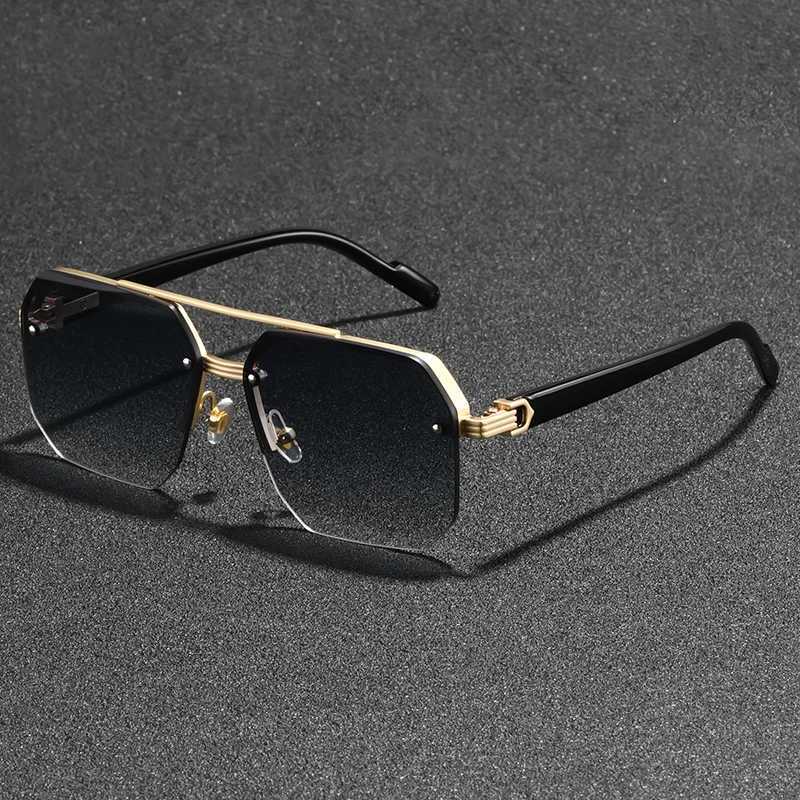 Classic Black Big Square Shades Sunglasses for Women Men Fashion Women Sunglasses with Uv Protection H260319 - view 4
