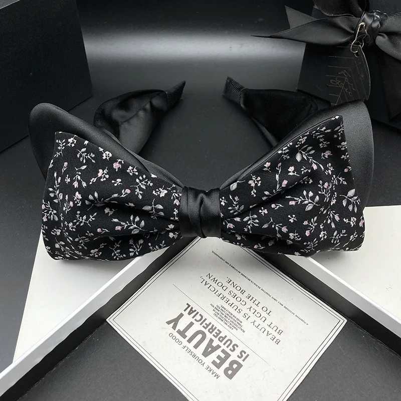 Minimalist Original Design Casual Retro Hairband Handmade Accessories Bow Headpiece Hairpin Fashion H260319