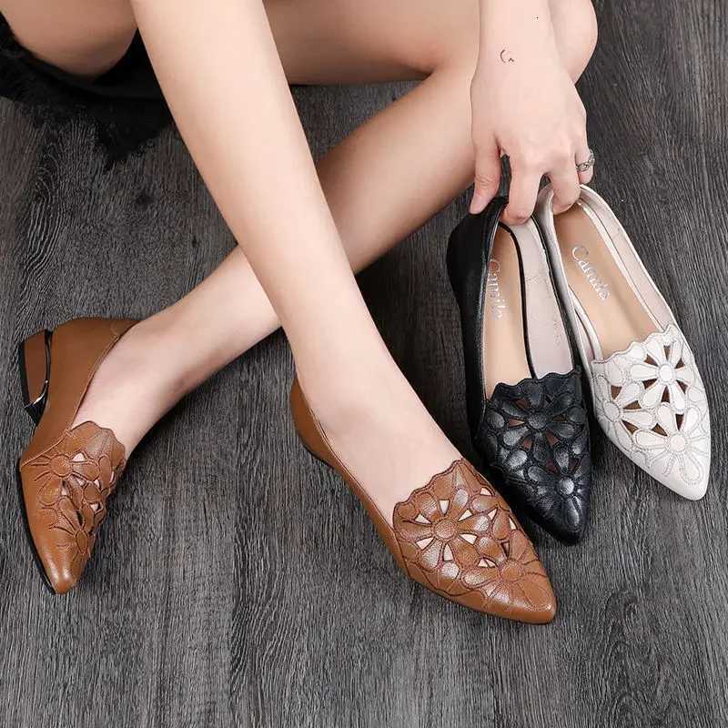 Tacco Medio Scarpe Casual Per Le Donne Tacchi Da Sposa Scava Fuori Nero Tacco Q…