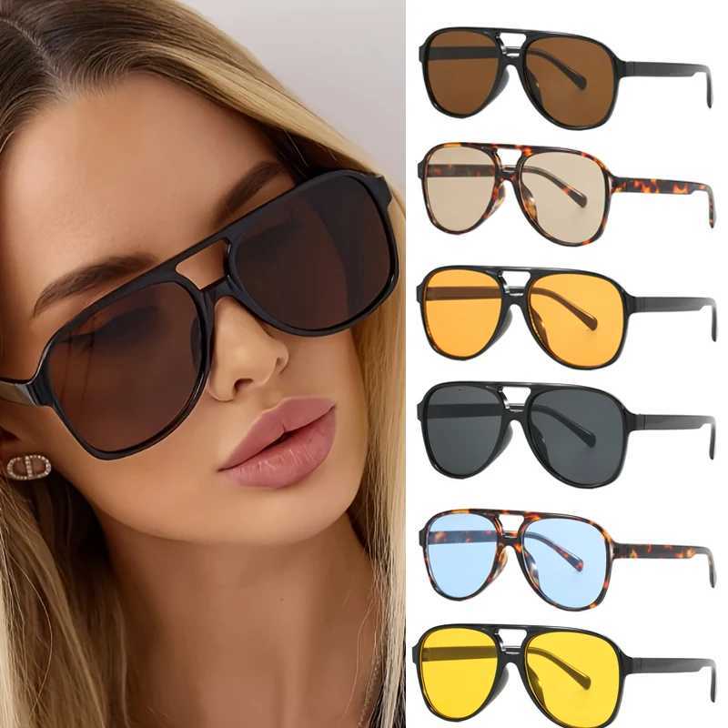 6pcs Pack Fashion Square Sunglasses Classic Sun Glasses Women Black Sun Glasses Men Outdoor Sports Eyeglasses Unisex H260319