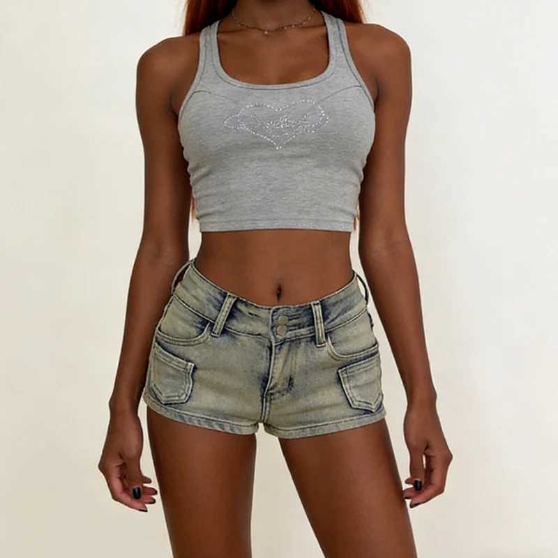 Summer Y2k Fashion Woman Skinny Thin Jeans Hot Sale Female Casual Short Pants Girls Chic Sexy Blue Denim Shorts M260319