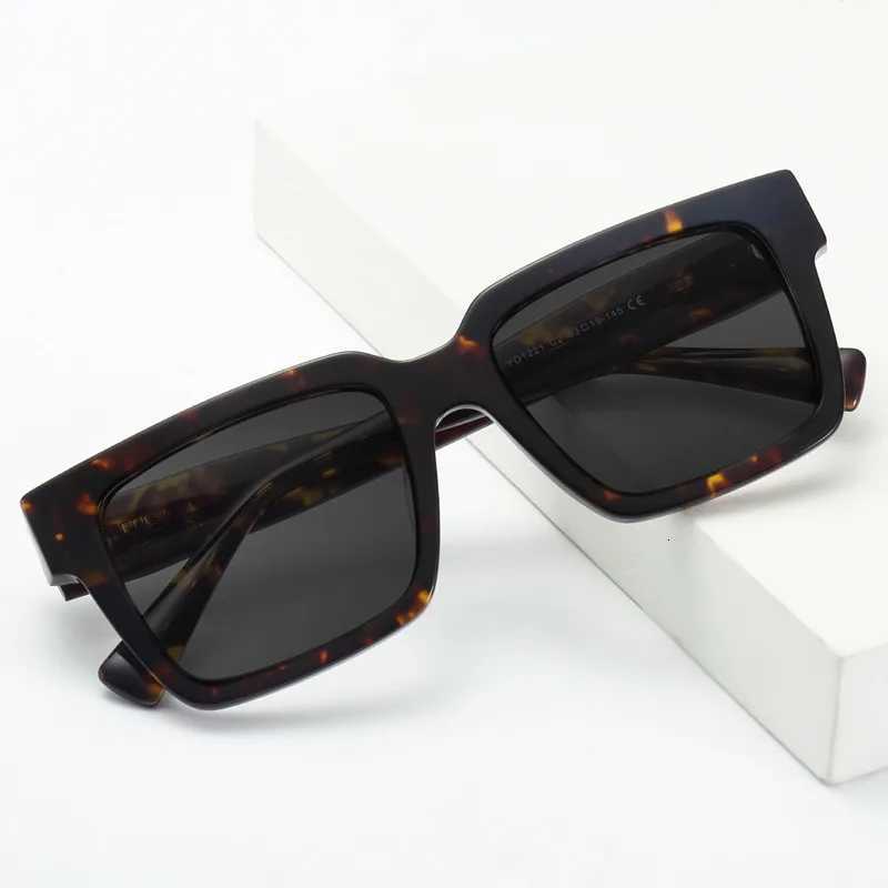 High Quality Thick Framed Acetate Fiber Myopia Sunglasses for Men and Women Luxury Square Design Driving and Fishing Sun Glasses H260319 - view 3