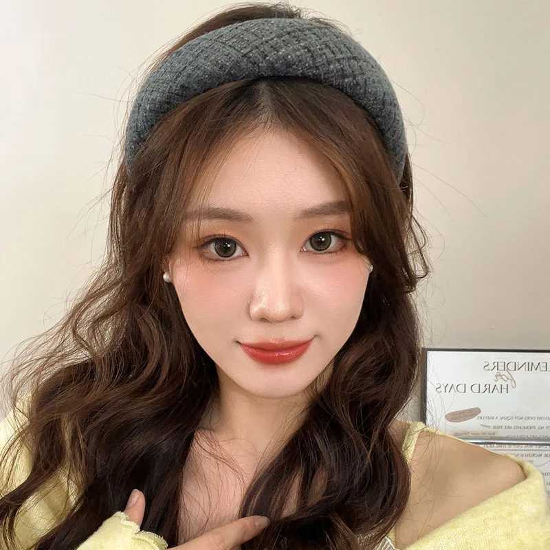 2026 Winter Korean Fashion Hairbands Headband Women Girls Scrunchies Hair Head Hoop Band Accessories Headdress Headwear Ornament H260319