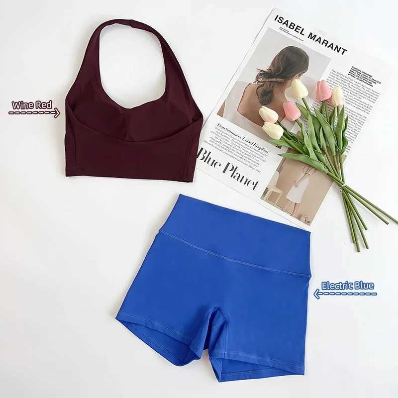 Womens Sexy Hang The Neck Fitness Sports Bras Shockproof Breathable Comfortable Cycling Running Outdoor Leisure Yoga Vest Z20260319