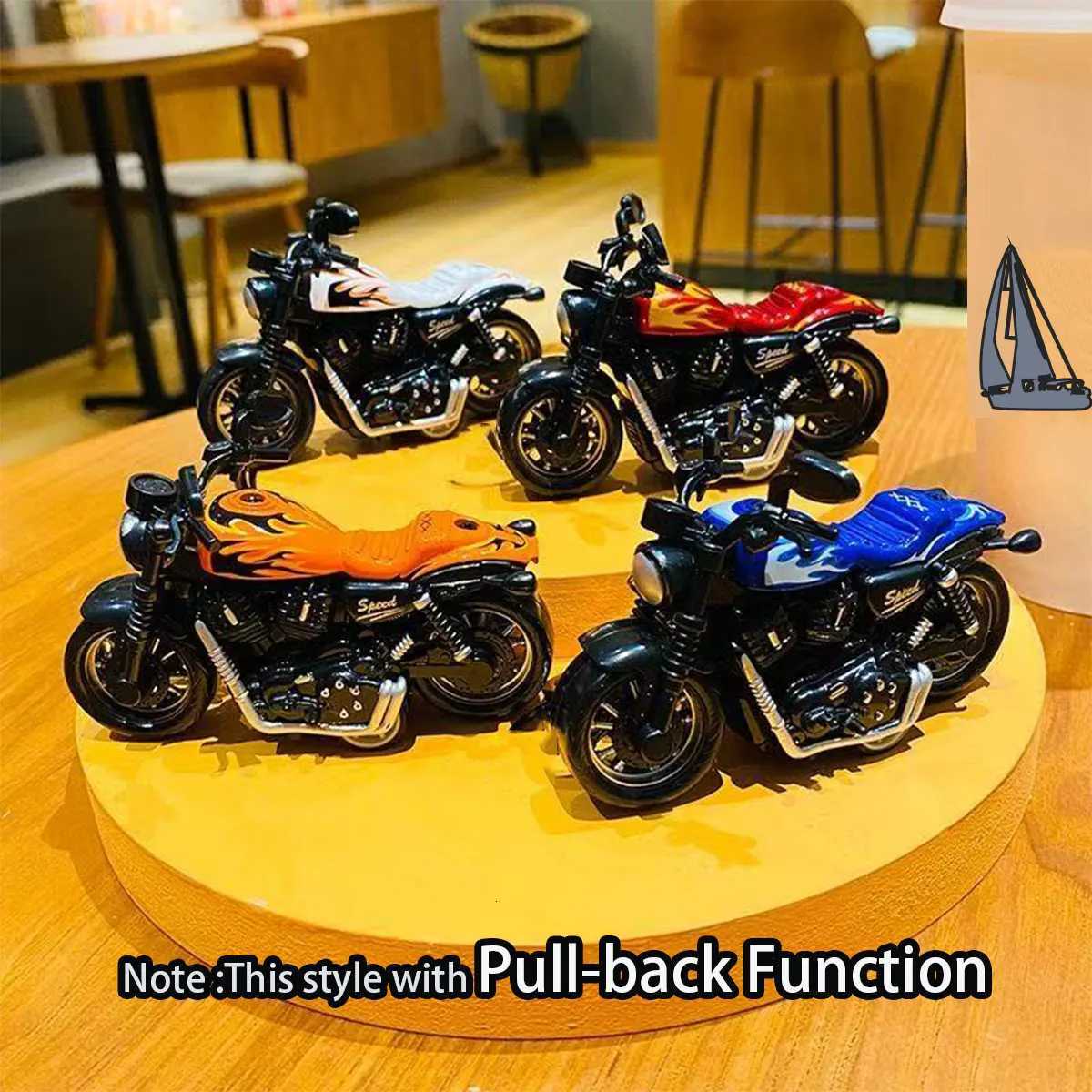 1PCS Motorcycle Model Toys Mini Vehicles Decoration Accessories for Boy Gift Alloy Car Children Birthday Gifts Y260319