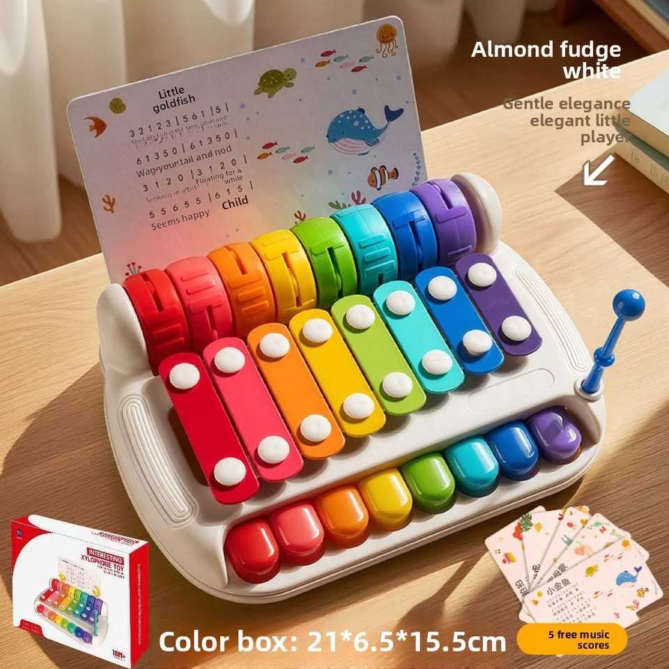 Baby Toy 2-in-1 Piano Toy Eight tone Hand Piano Toy Baby Toy Piano Instrument Y260319