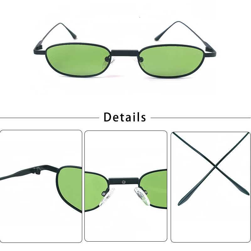 HBK New Retro Polarized Sunglasses Men Small Frame Tac Lenses Punk Sun Glasses Women Fishing Outdoor Party Eyeglasses H260319 - view 6