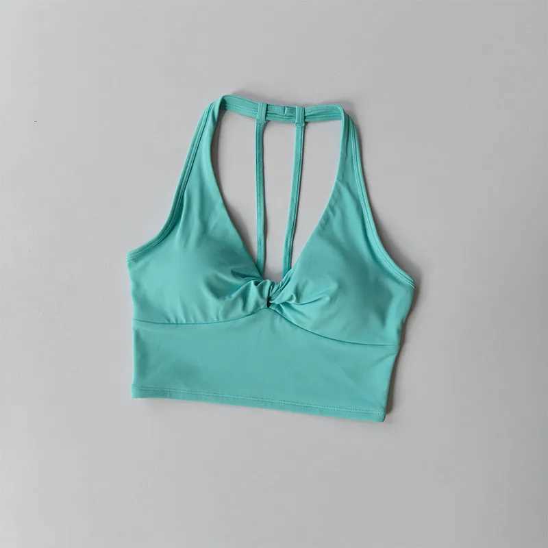 Sports Bra Vest Womens Breathable Quick-Drying Push-Up Shockproof Yoga Bra Pilates Fitness Training Running Back Beauty Tops Z20260319