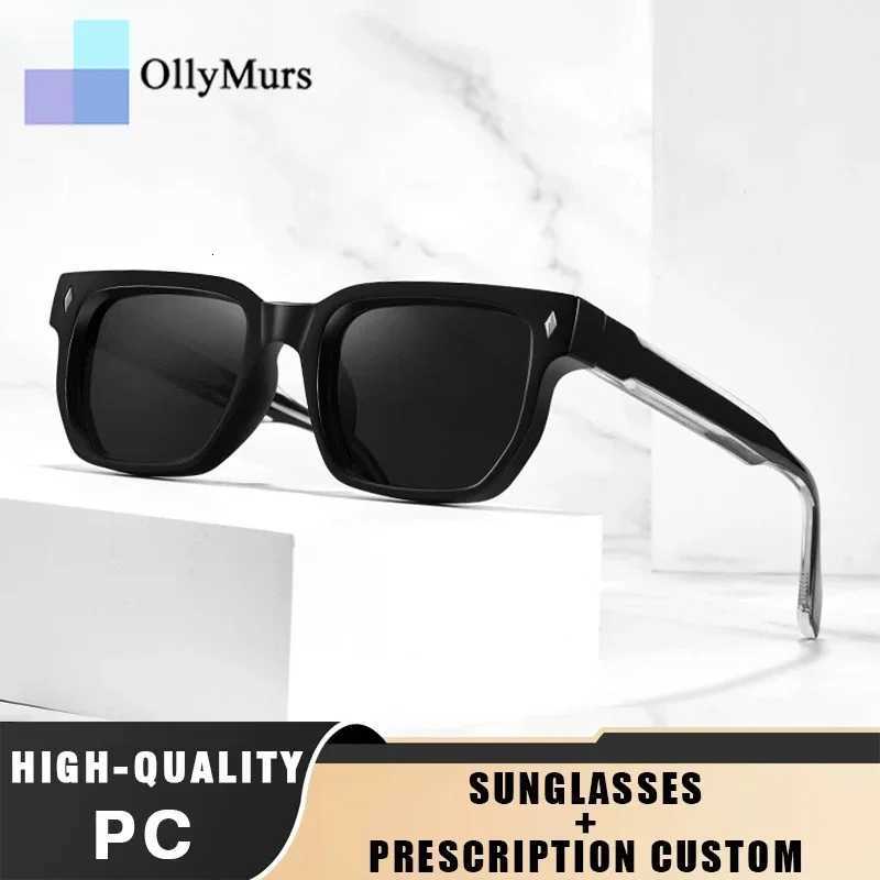OLLYMURS Retro Fashion Sunglasses Male Square UV400 Eyewear Woman Glasses Women Sunglass Luxury Womens Eyepieces Lunette Men H260319