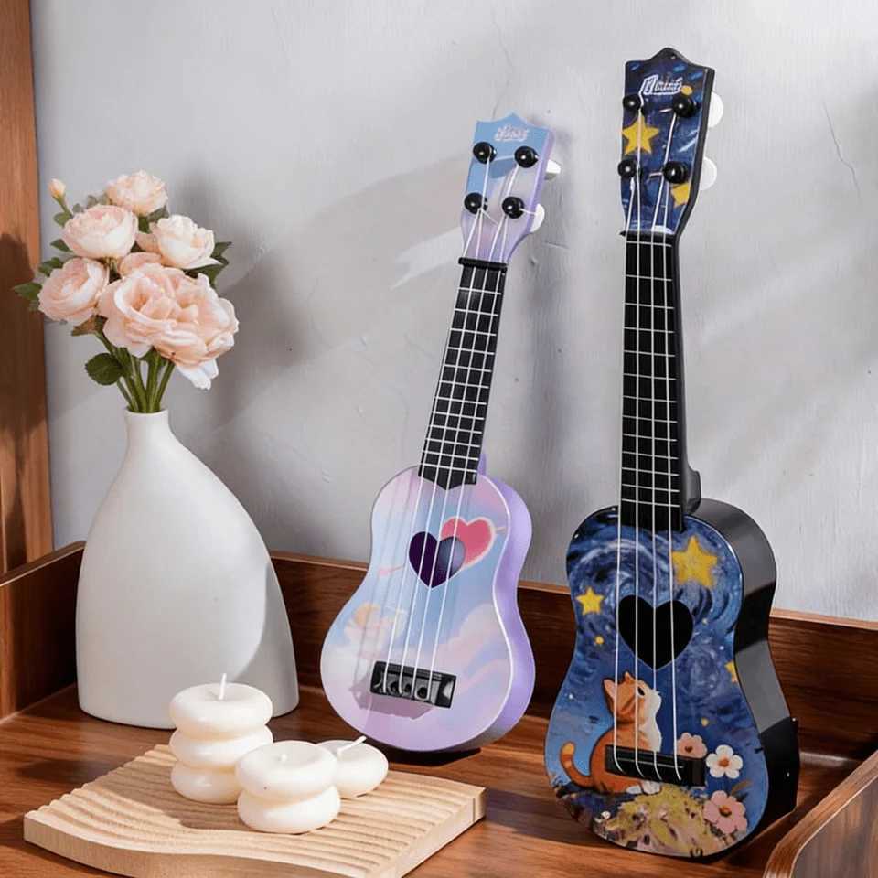165 Inch Kids Fun Ukulele Toy Guitar - Good for Beginners and Educational Childrens Christmas Thanksgiving Music Gift Y260319