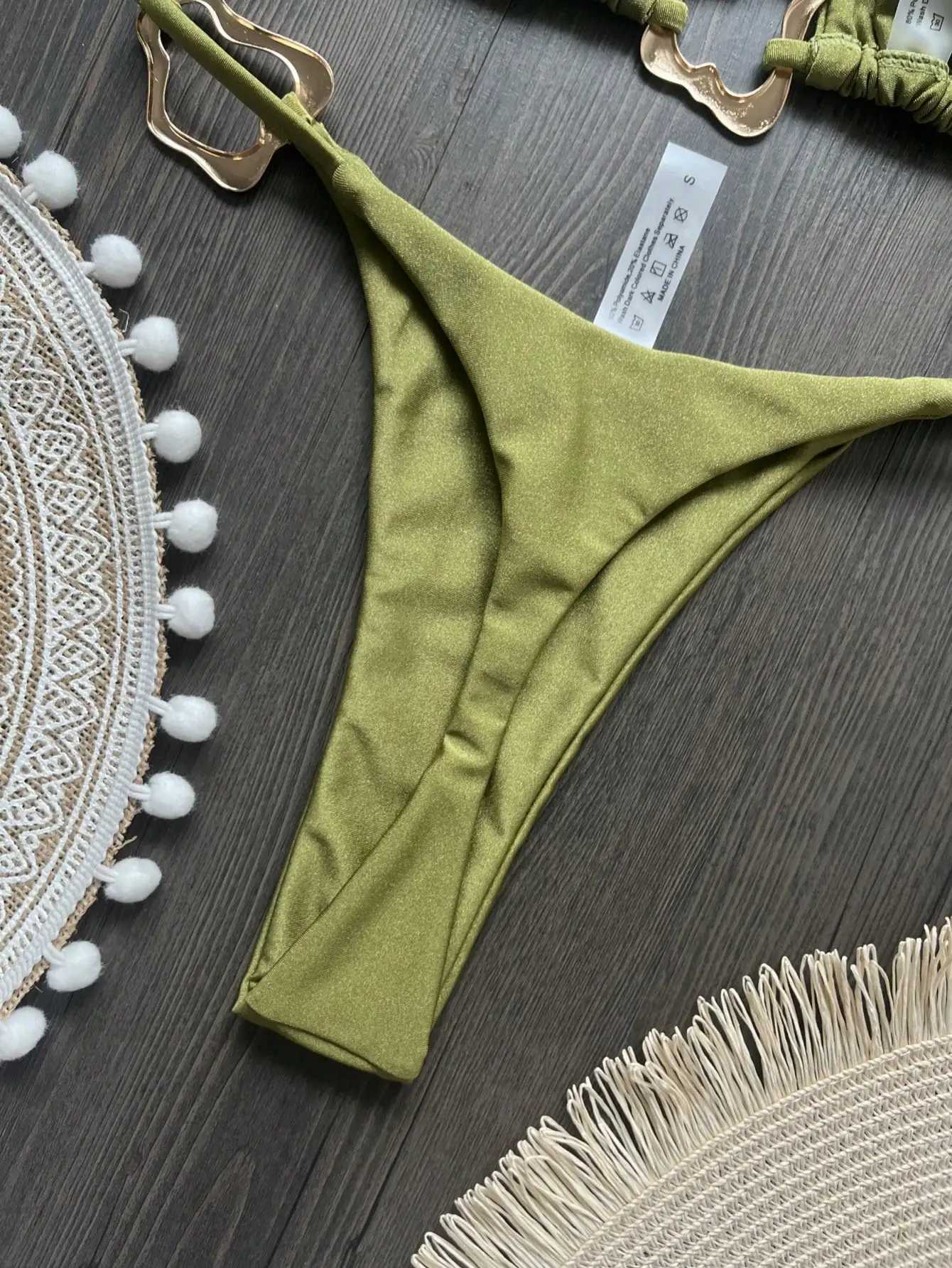 Sexy Halter Micro Bikini 2026 Women Swimsuit Solid Swimwear Thong Bikinis Set Brazilian Beach Wear Bathing Suit Biquini FemaleT260318