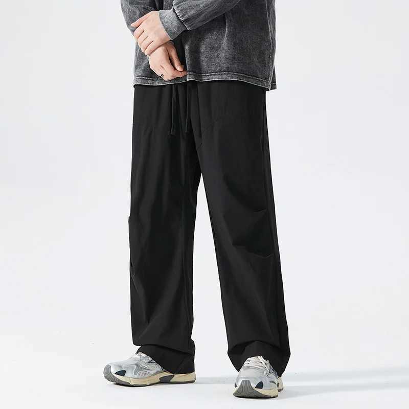 Streetwear Black Mens Harem Joggers Pants Men Cargo Pants 2024 Hip Hop Casual Pockets Sweatpants Male Oversized Fashion Trousers M260319