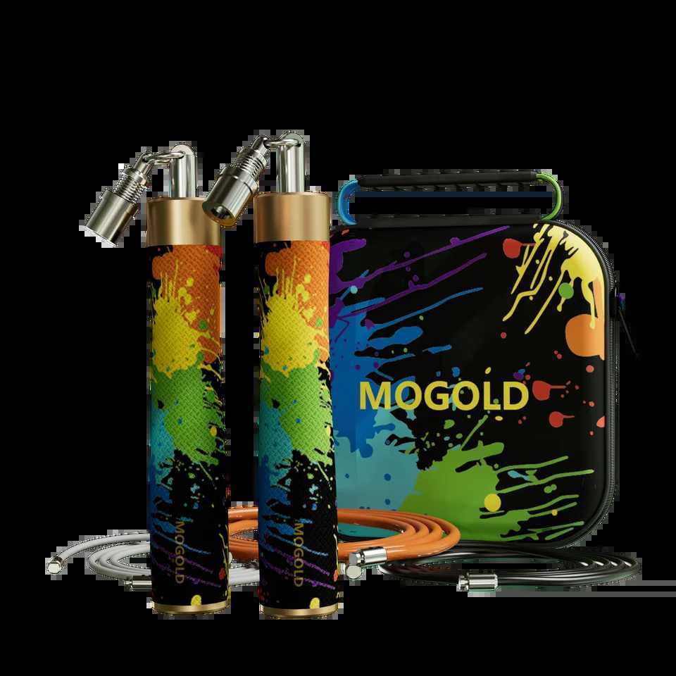 Gym weight Jump rope crossfit rope bodybuilding man Creative graffiti professional sport jumping ropes adjustable fitness a02 M260319