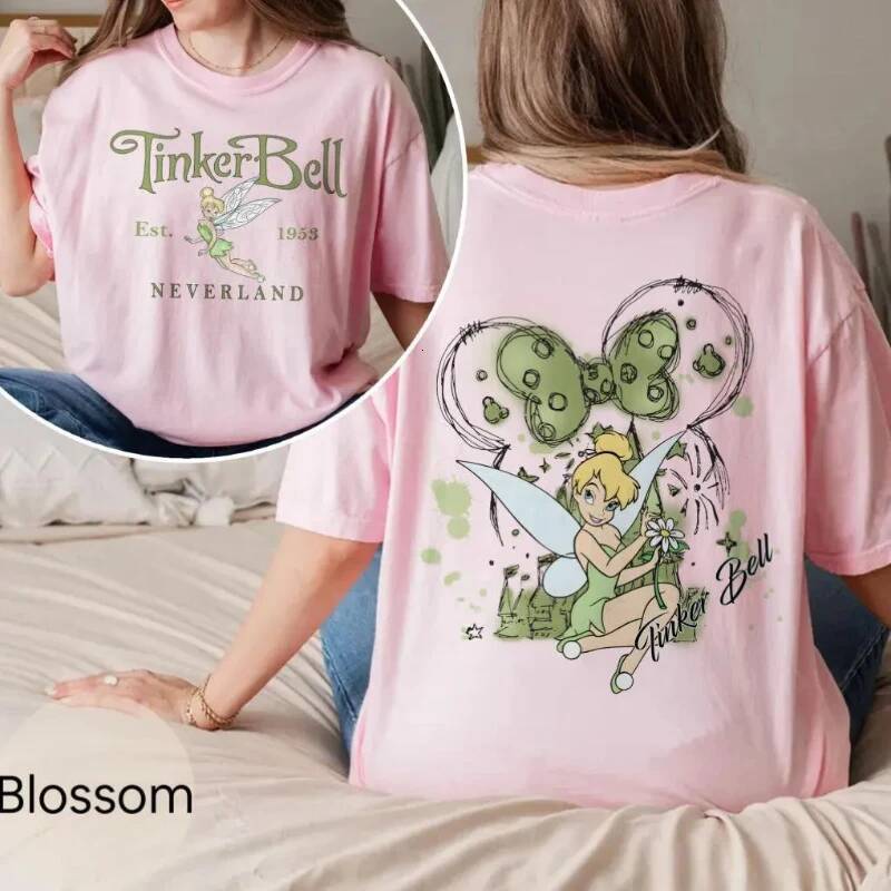 Retro Disney Tinker Bell Comfort Colors Shirt, Tinkerbell 1953 Neverland Peter Pan Tshirt, Fairy Magical Tee Disneyworld Shirts