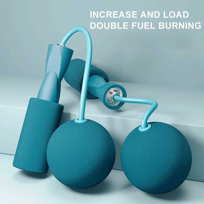 Weight Jump Rope Wireless Heavy Ball Skip Rope Shape Body Burn Fat Fitness Lose Wieght Exerciese Cardio Endurance Training Rope M260319