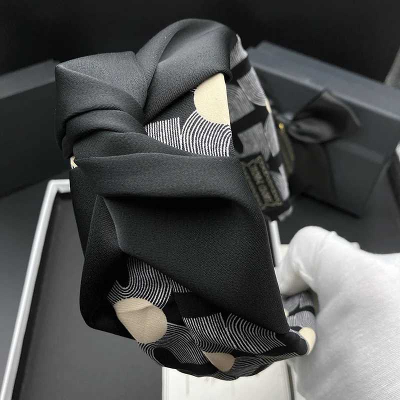 Card-issuing hairband female hip-hop style cloth material high crown adult headwear wide-brimmed hairband H260319