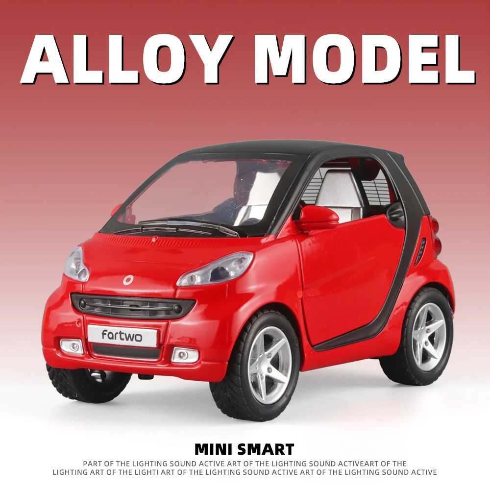 132 Mini Version Smart Alloy Childrens Toy Car Boy Cute Car Model With Simulated Sound and Light Door Opening Y260319