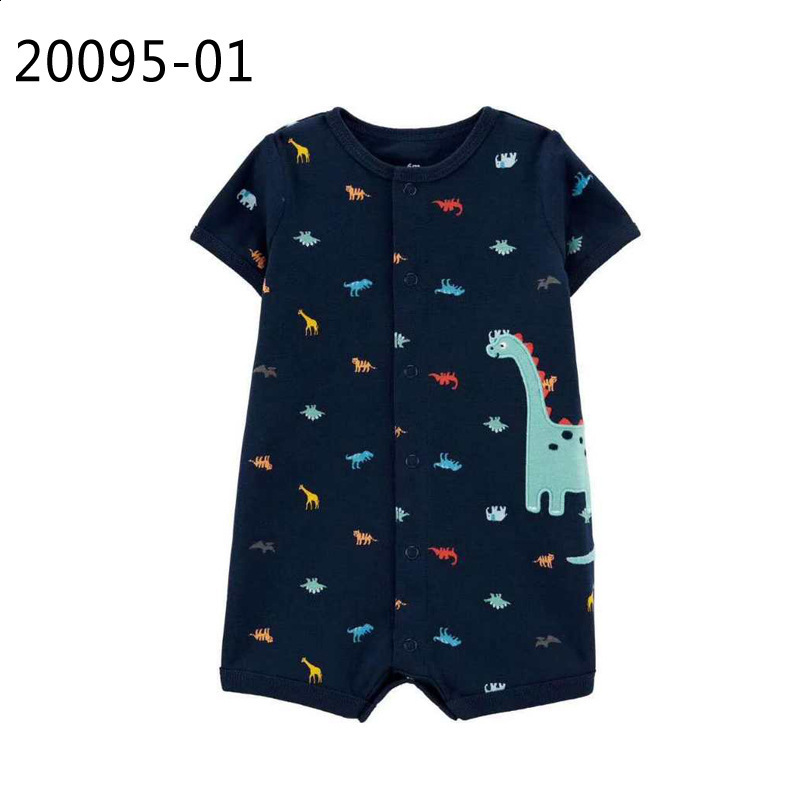 Baby clothes short-sleeved summer outfit pure cotton baby jumpsuit thin and super cute crawling suit newborn romper