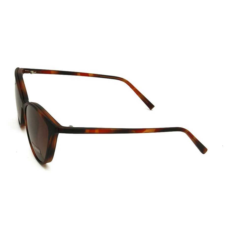 TR90 Ultralight Cat Eye Sun Glasses For Women Eyeglasses Frame With Polarized Magnet Clip On Sunglasses Female Uv400 Oculos De H260319 - view 5