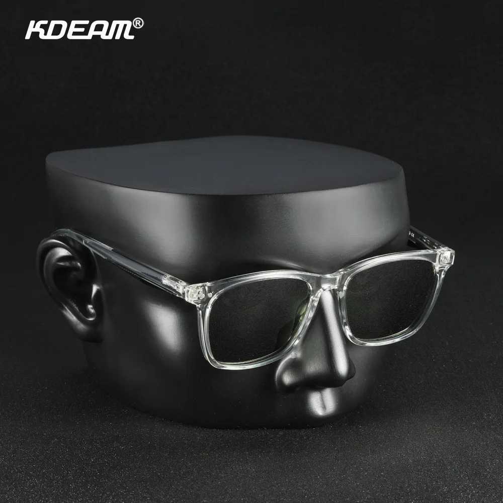 KDEAM Mens Square Sunglasses Polarized Lens TR90 Material Frame Spring Stainless Steel Hinges Fishing Sun Glasses KD393 H260319 - view 3