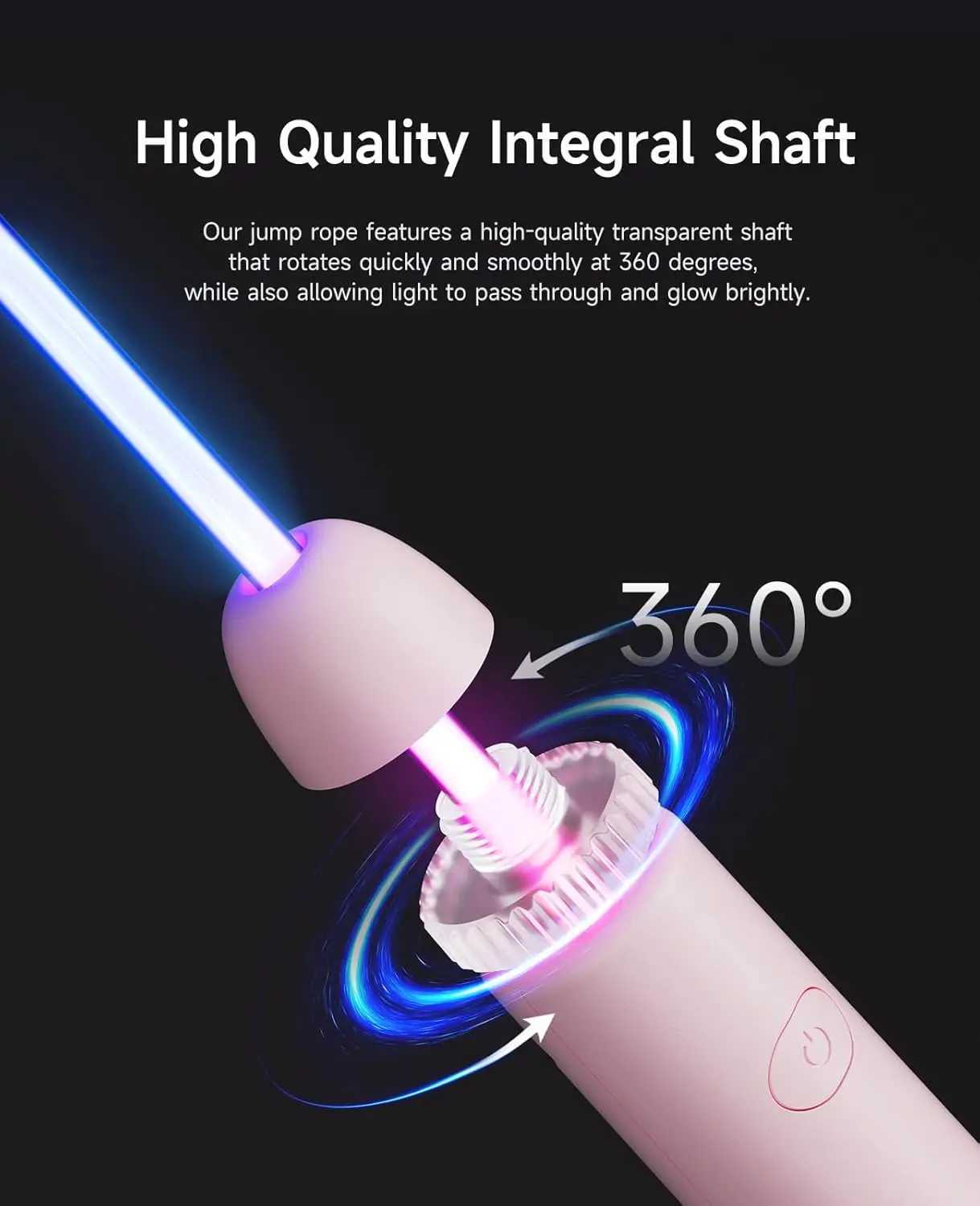 Glowing LED Jump Rope for Kids and Adults Adjustable Colorful Skipping Rope for Fitness Workouts M260319