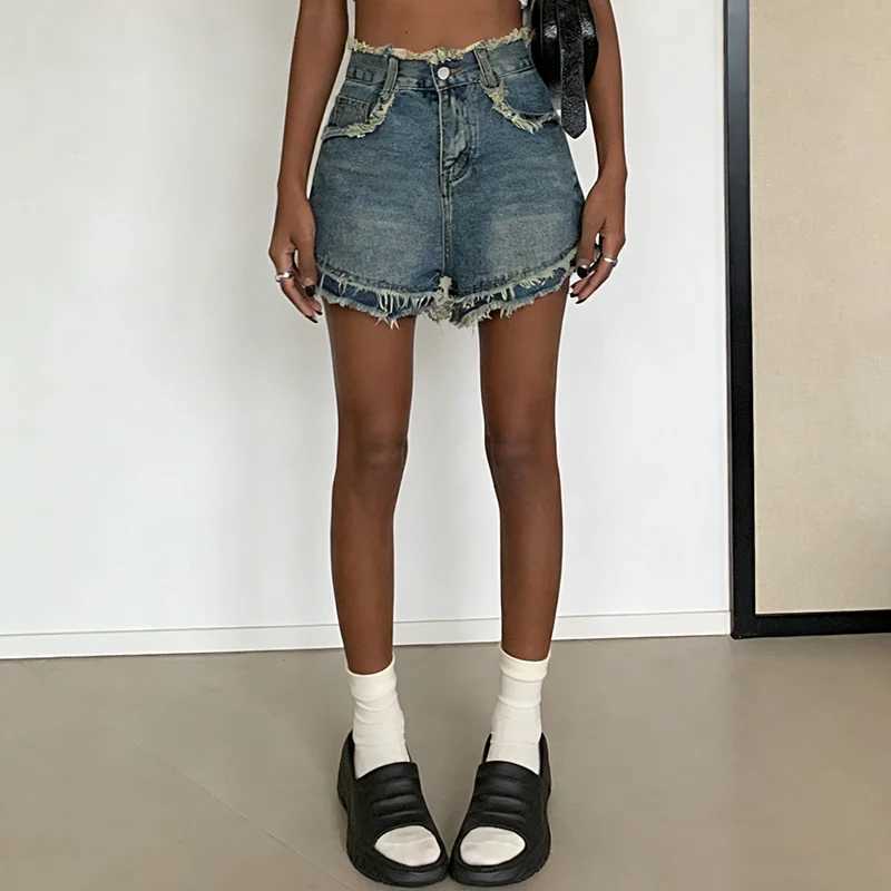 New Summer Female High Waist Jeans Hot Sale Girls Comfortable Short Pants Lady Korean Retro Fashion Denim Shorts M260319