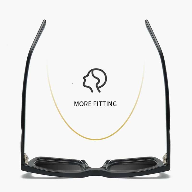 High Quality Thick Framed Acetate Fiber Myopia Sunglasses for Men and Women Luxury Square Design Driving and Fishing Sun Glasses H260319 - view 4