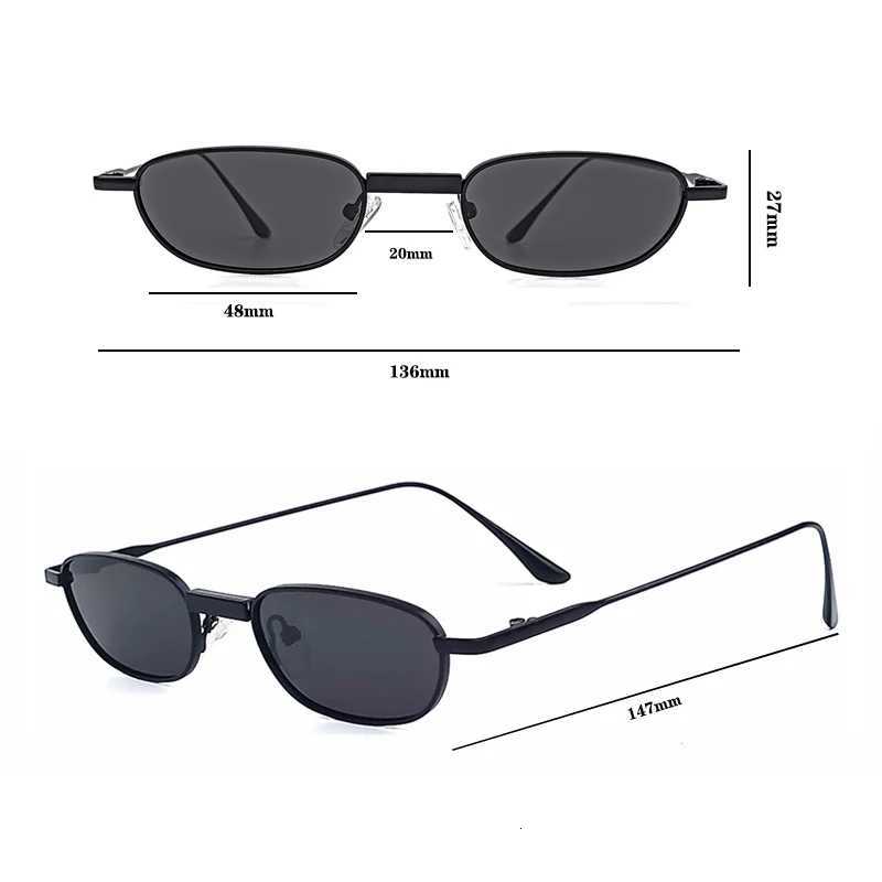 HBK New Retro Polarized Sunglasses Men Small Frame Tac Lenses Punk Sun Glasses Women Fishing Outdoor Party Eyeglasses H260319 - view 5
