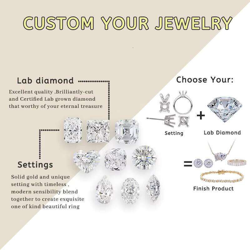 Starsgem 2Mm HPHT CVD Loose Diamond Eternity Hoops 10K/14K/18K Solid Gold DEF VS Lab Grown Diamonds Hoop Earrings