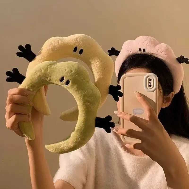 Cute Plush Cartoon Headband for Womens New Face Wash Mask Special Hair Band Hair Accessories H260319