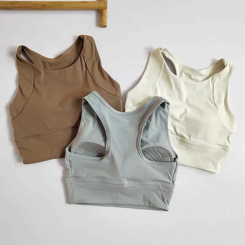 Womens Professional Shock-Absorbing Yoga Sports Vest One-Piece Gathering Sports Bra Running Collection with Breast Support Z20260319