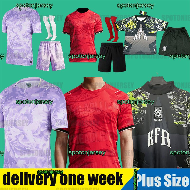 South Korea jersey 2026 world cup MEN KIDS KIT WOMEN H M SON national team HWANG LEE 25 26 fan player version football shirt RETRO korea jersey Training uniform