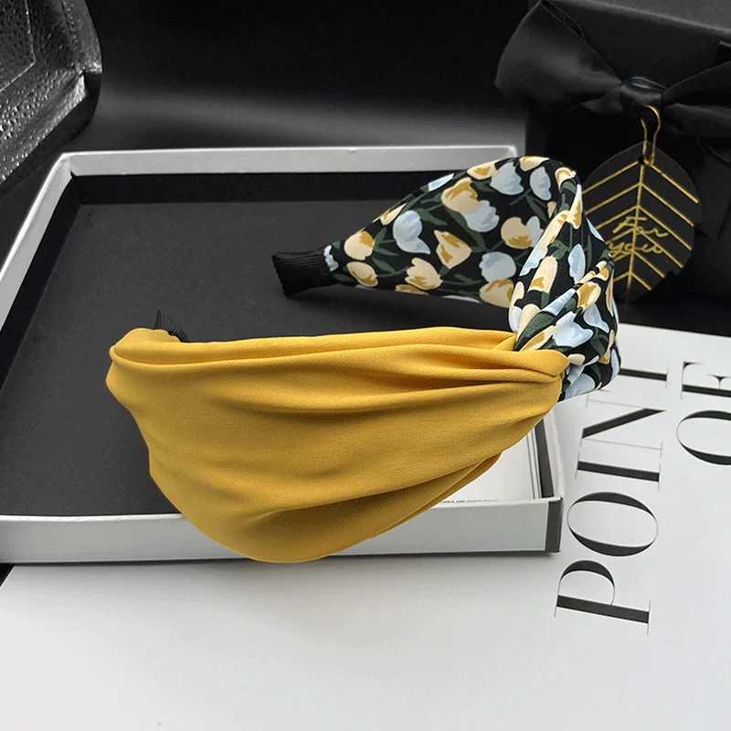 Hairpin headband for women new French style hair tie high-end temperament wide edge face wash versatile headband H260319