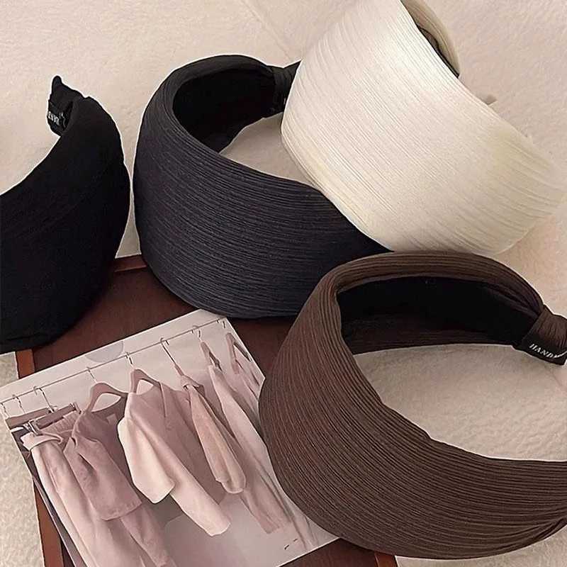 Elegant Solid Wider Simple Hairband For Women Girls Sweet Hair Ornament Headband Hair Hoop Hair Band Fashion Hair Accessories H260319